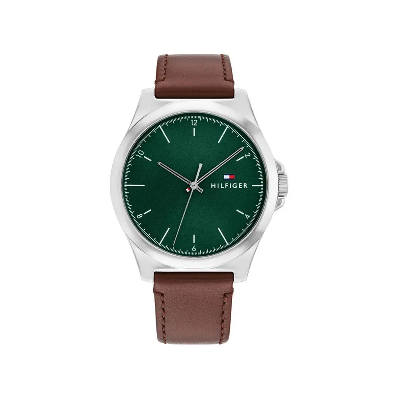 TOMMY HILFIGER - Reloj Tommy Hilfiger Hombre 1710602 . Reloj cuero Verde