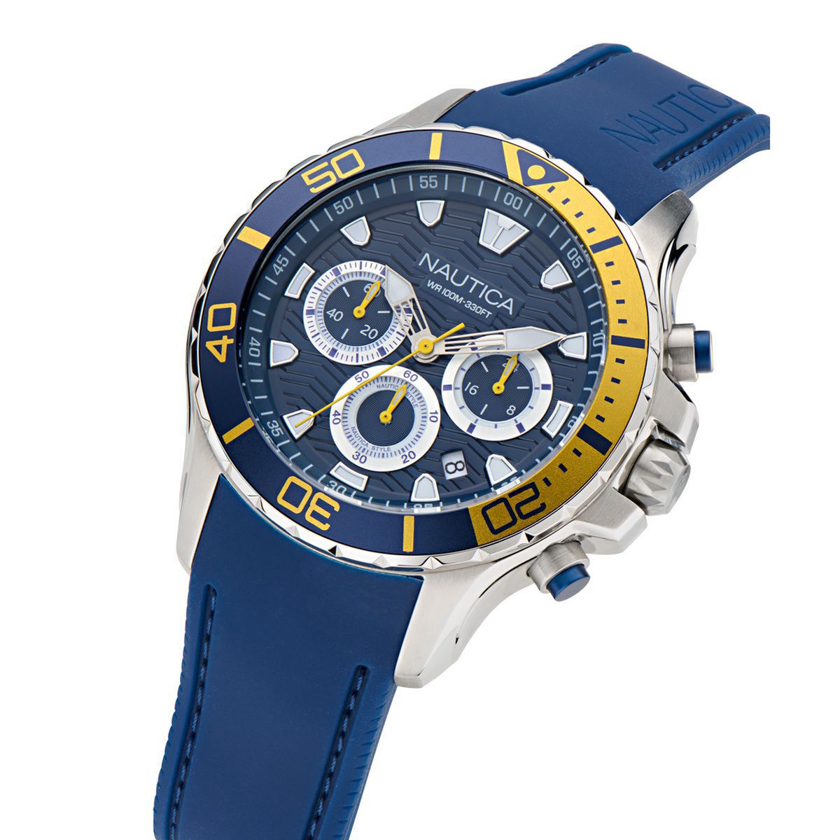 NAUTICA - Reloj Nautica Hombre NST. Reloj Silicona Azul NAPNSS501