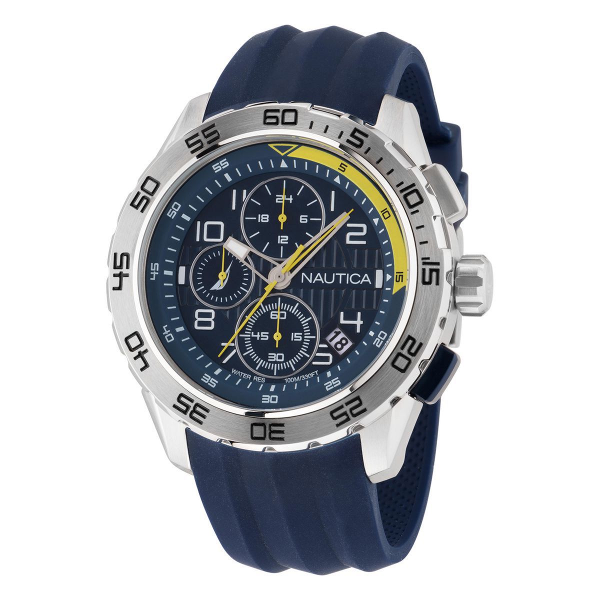 NAUTICA - Reloj Nautica Hombre NST. Reloj Silicona Azul NAPNSS301