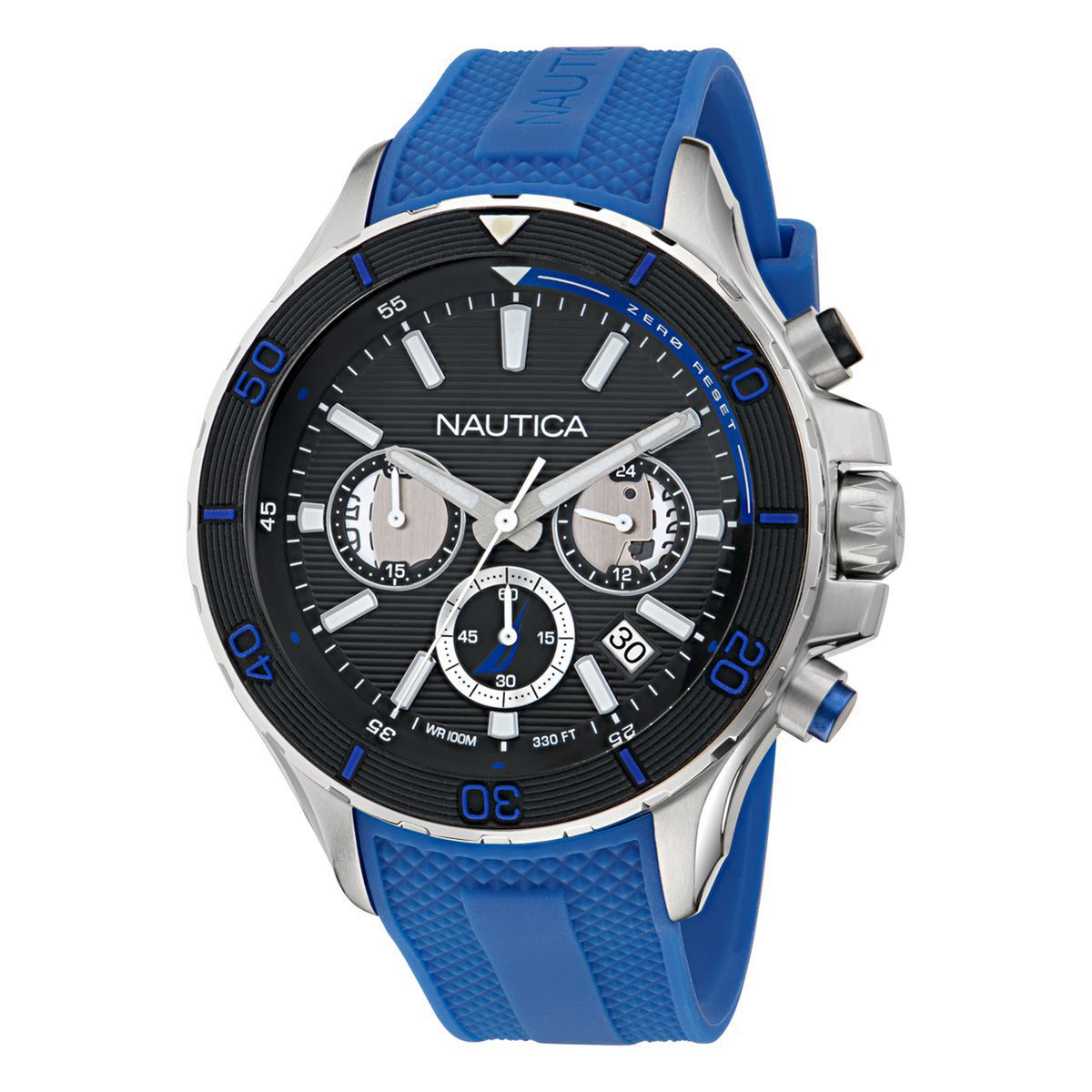 NAUTICA - Reloj Nautica Hombre NST. Reloj Silicona Azul NAPNSF501