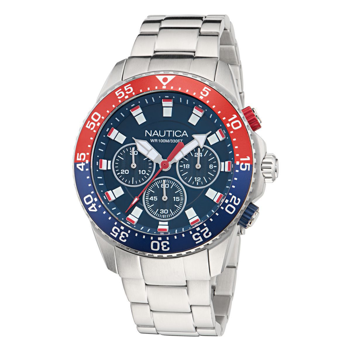 NAUTICA - Reloj Nautica Hombre Nautica One. Reloj Acero Inoxidable Plateado NAPNOF503