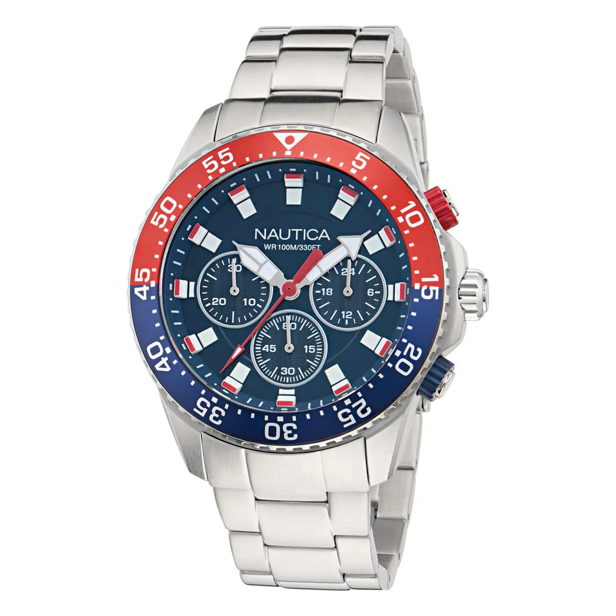 NAUTICA - Reloj Nautica Hombre Nautica One. Reloj Acero Inoxidable Plateado NAPNOF503