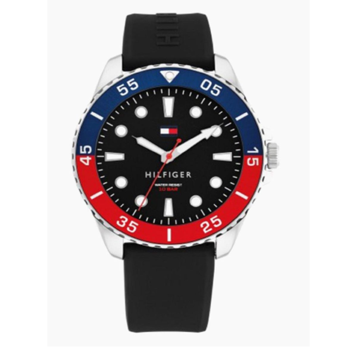 TOMMY HILFIGER - Reloj Tommy Hilfiger Hombre 1792201 . Reloj Silicona Negro