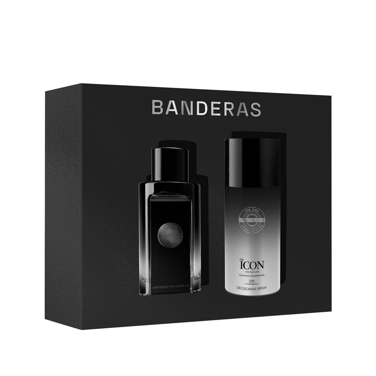 BANDERAS - Set de Perfume Hombre Banderas Incluye The Icon Eau de parfum 100 ml + Desodorante 150ml 