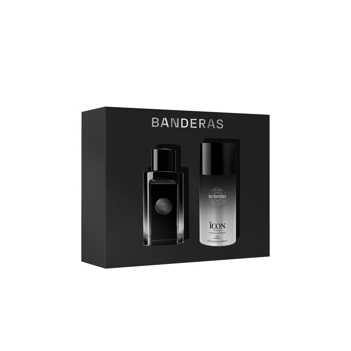 BANDERAS - Set de Perfume Hombre Banderas Incluye The Icon Eau de parfum 100 ml + Desodorante 150ml 