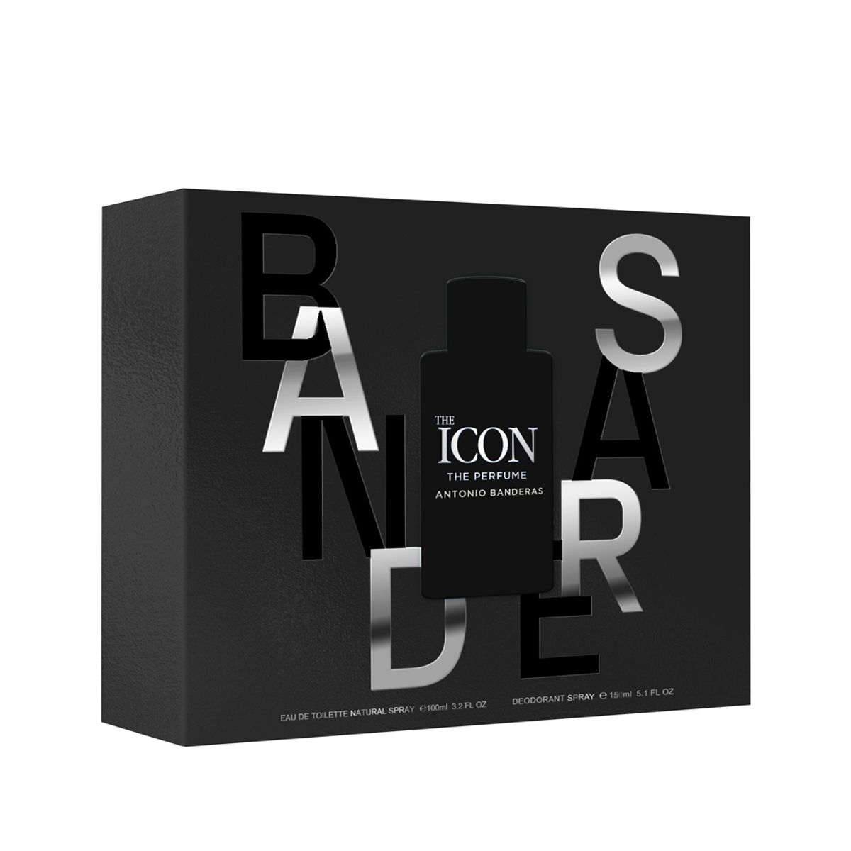 BANDERAS - Set de Perfume Hombre Banderas Incluye The Icon Eau de parfum 100 ml + Desodorante 150ml 
