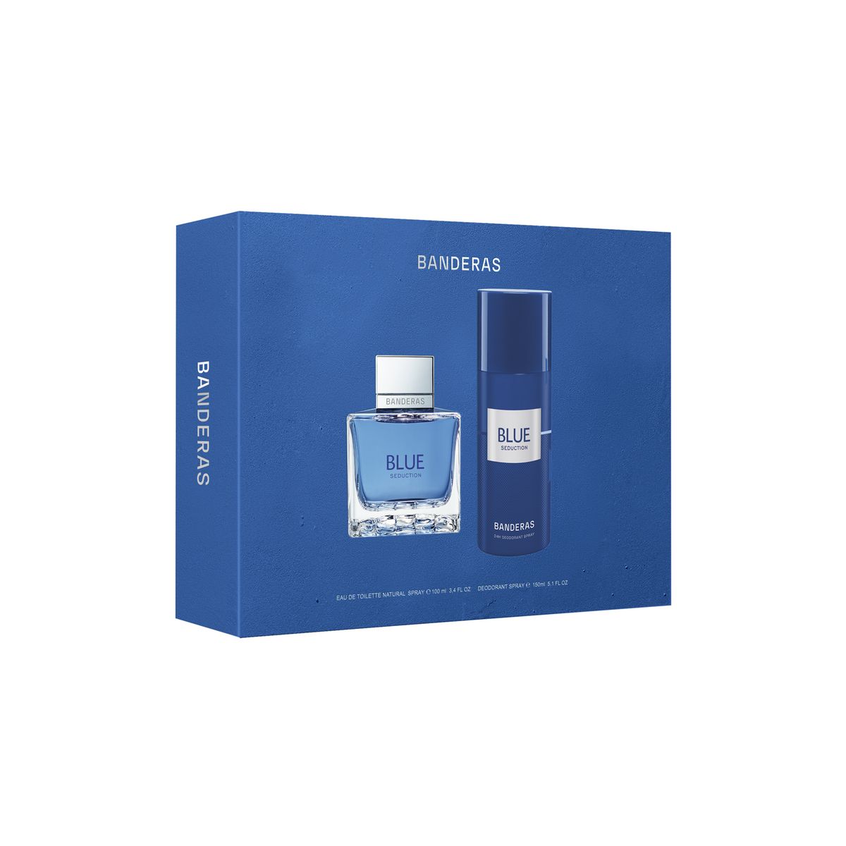 BANDERAS - Set de Perfume Hombre Banderas Incluye Blue Seduction for Men Eau de toilette 100 ml + Desodorante 150ml 