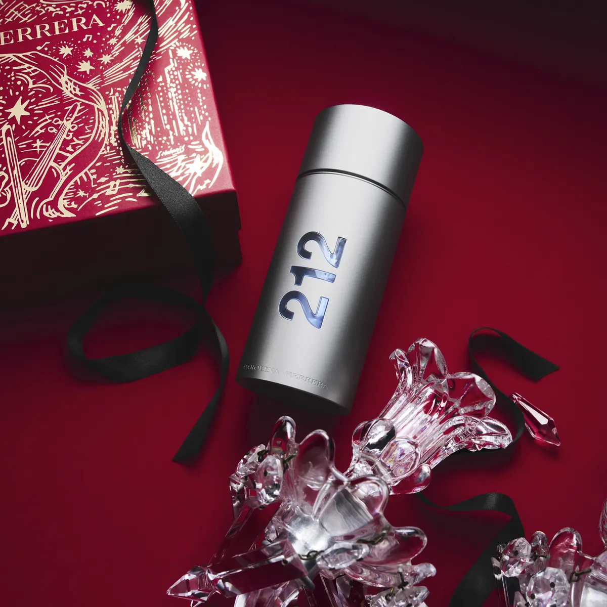 CAROLINA HERRERA - Set de Perfume Hombre Carolina Herrera Incluye 212 Men Eau de toilette 100 ml + Aftershave + Travel Size 