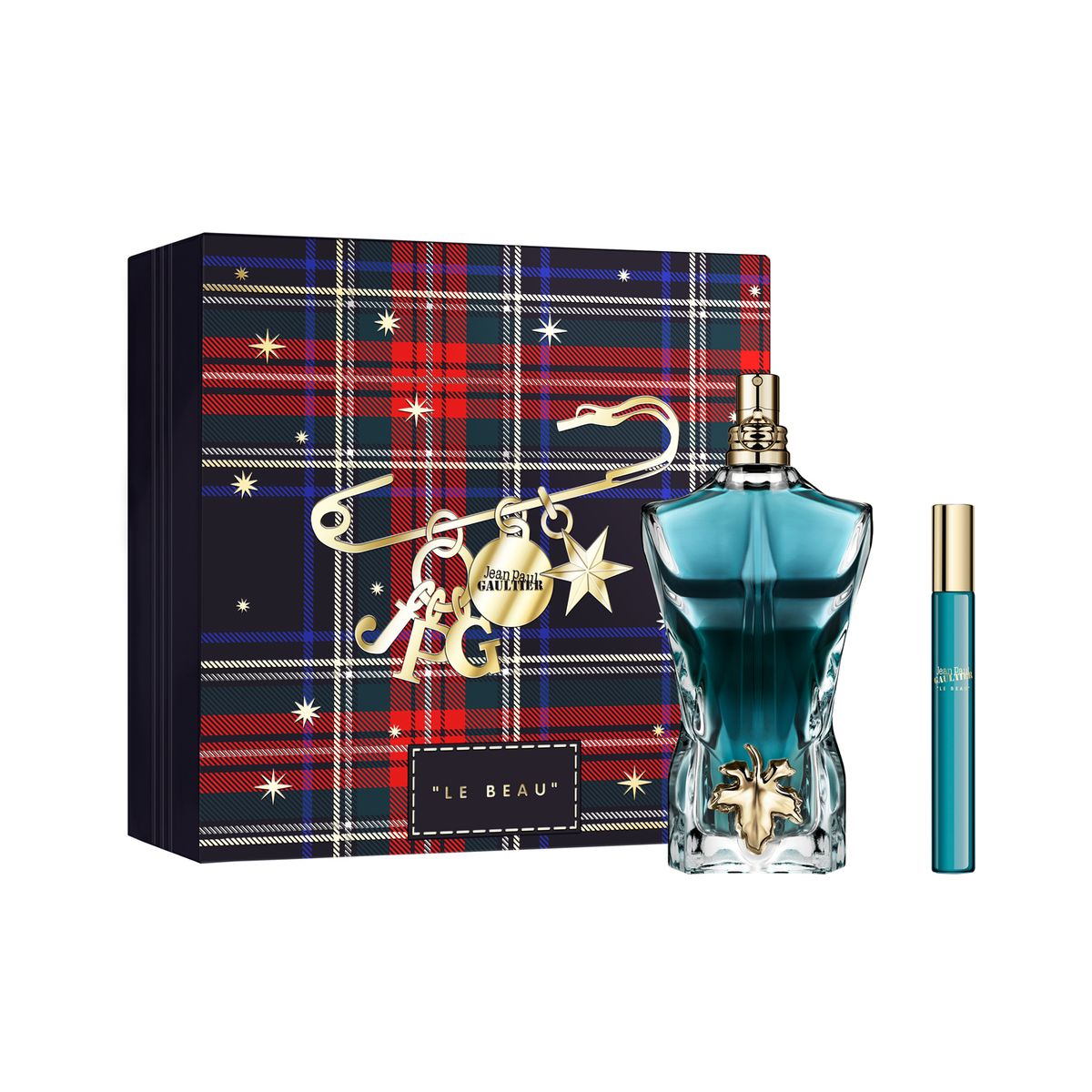 JEAN PAUL GAULTIER - Set de Perfume Hombre Jean Paul Gaultier Incluye Le Beau Eau de toilette 125 ml + Travel Size 
