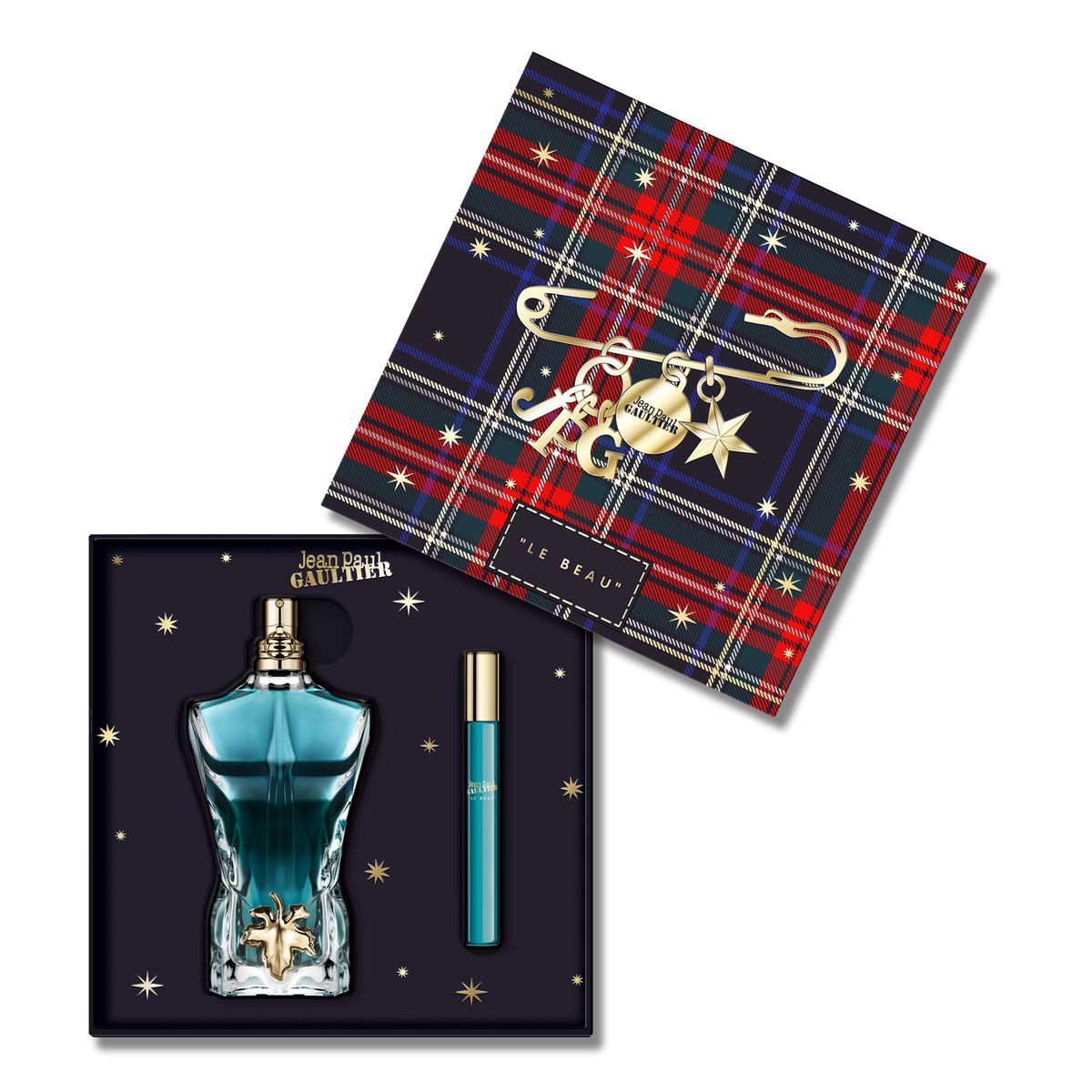 JEAN PAUL GAULTIER - Set de Perfume Hombre Jean Paul Gaultier Incluye Le Beau Eau de toilette 125 ml + Travel Size 