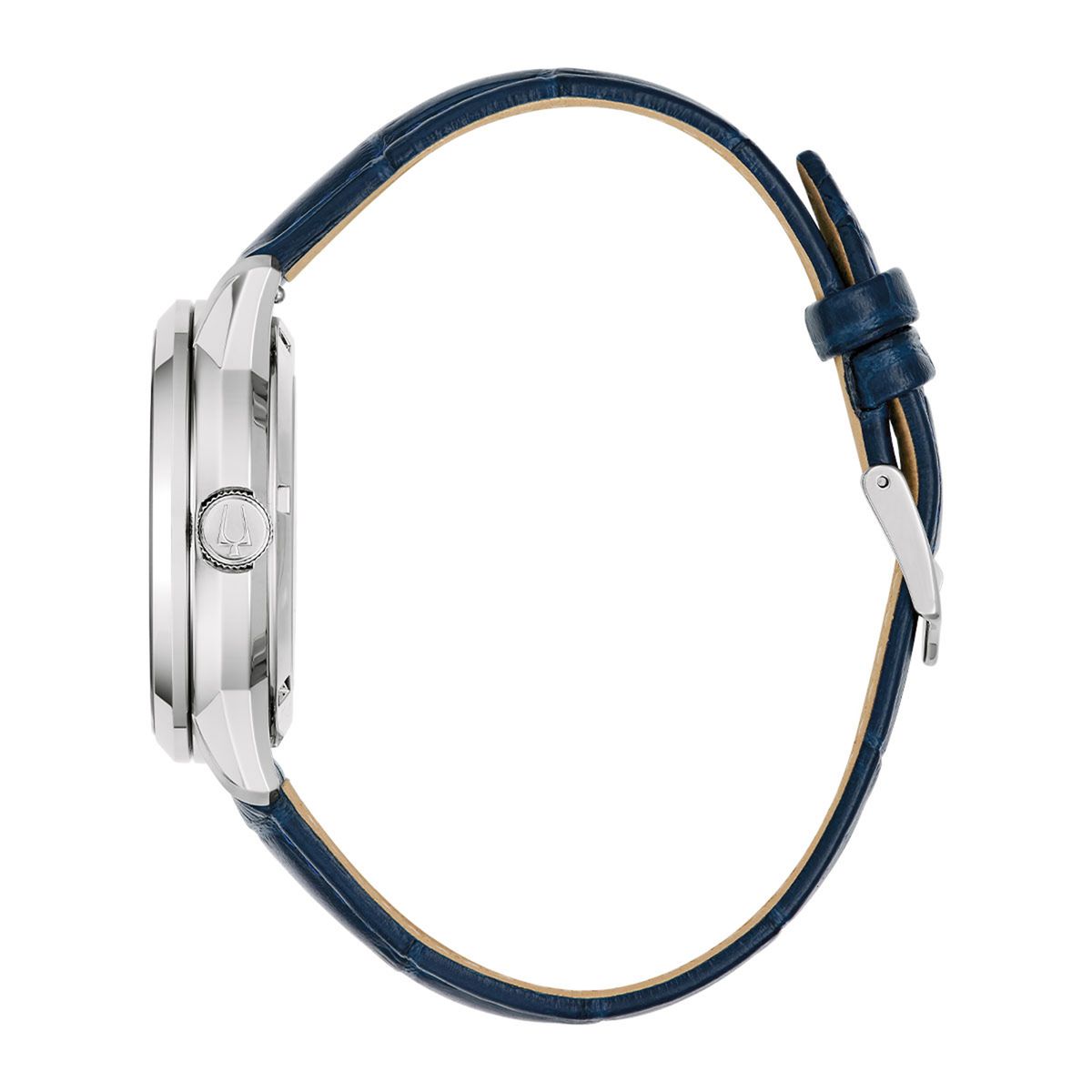 BULOVA - Reloj Bulova Hombre Sutton. Reloj Cuero Azul 96A330 