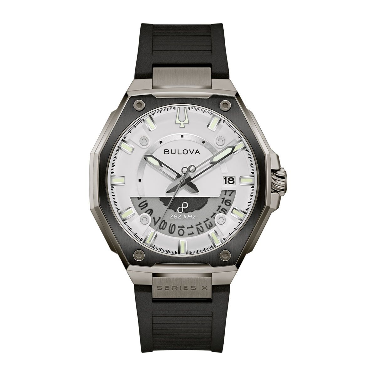 BULOVA - Reloj Bulova Hombre Series X. Reloj Silicona Negro 98B457 