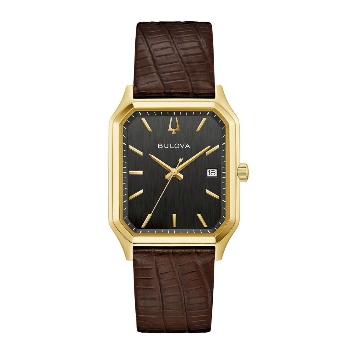 BULOVA - Reloj Bulova Hombre We are All Here. Reloj Cuero Marrón 97B235 