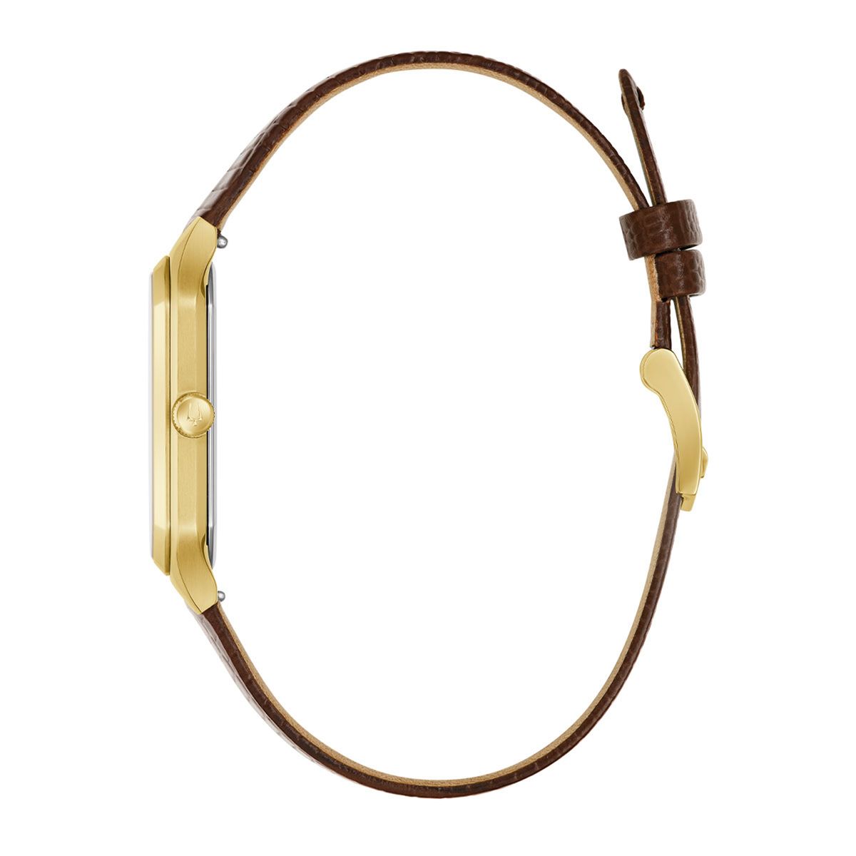 BULOVA - Reloj Bulova Hombre We are All Here. Reloj Cuero Marrón 97B235 