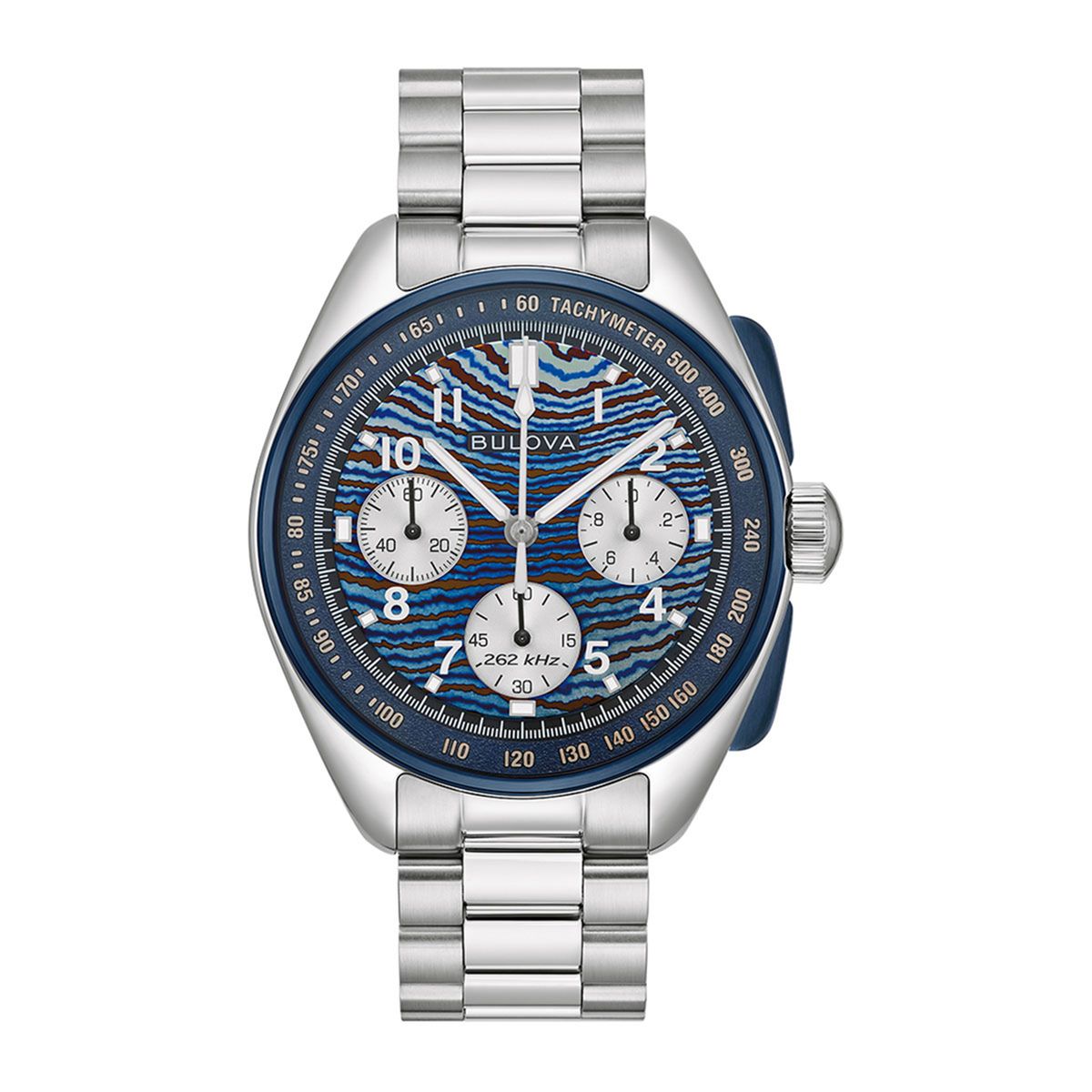 BULOVA - Reloj Bulova Hombre Lunar Pilot. Reloj Acero Inoxidable Plateado 