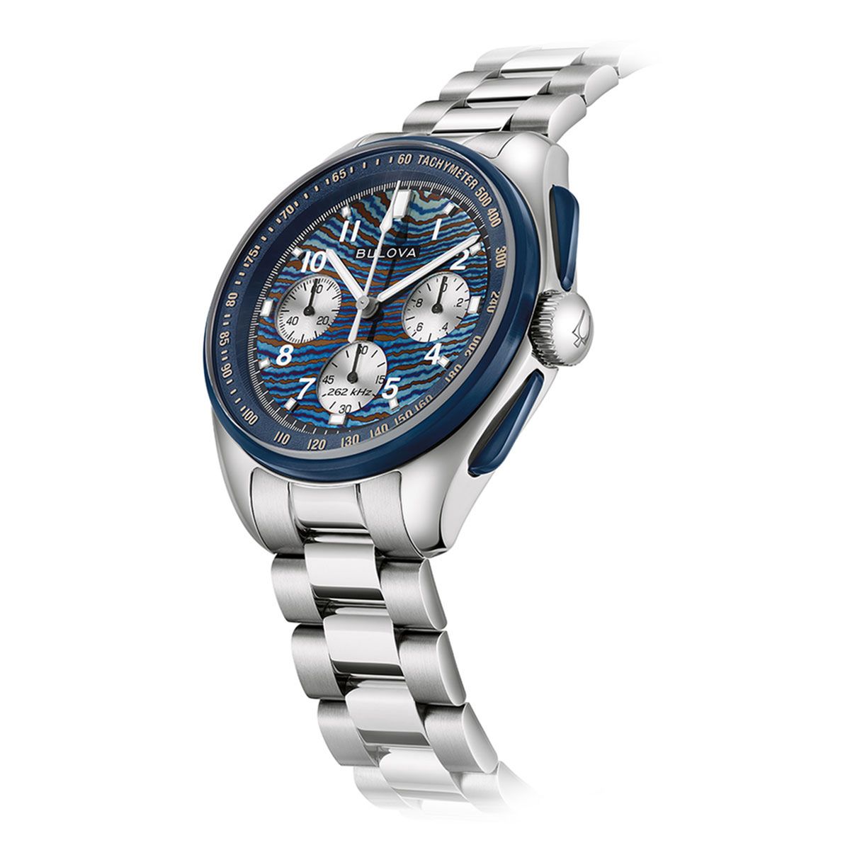 BULOVA - Reloj Bulova Hombre Lunar Pilot. Reloj Acero Inoxidable Plateado 