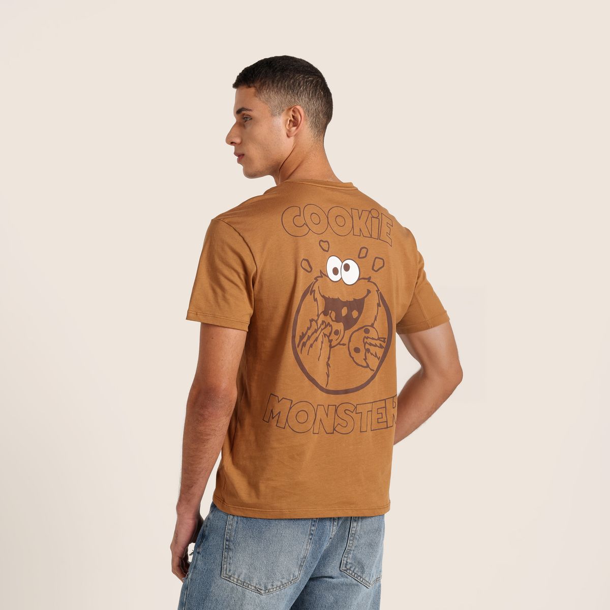 BEARCLIFF - Camiseta Hombre con Estampado de Algodón Bearcliff