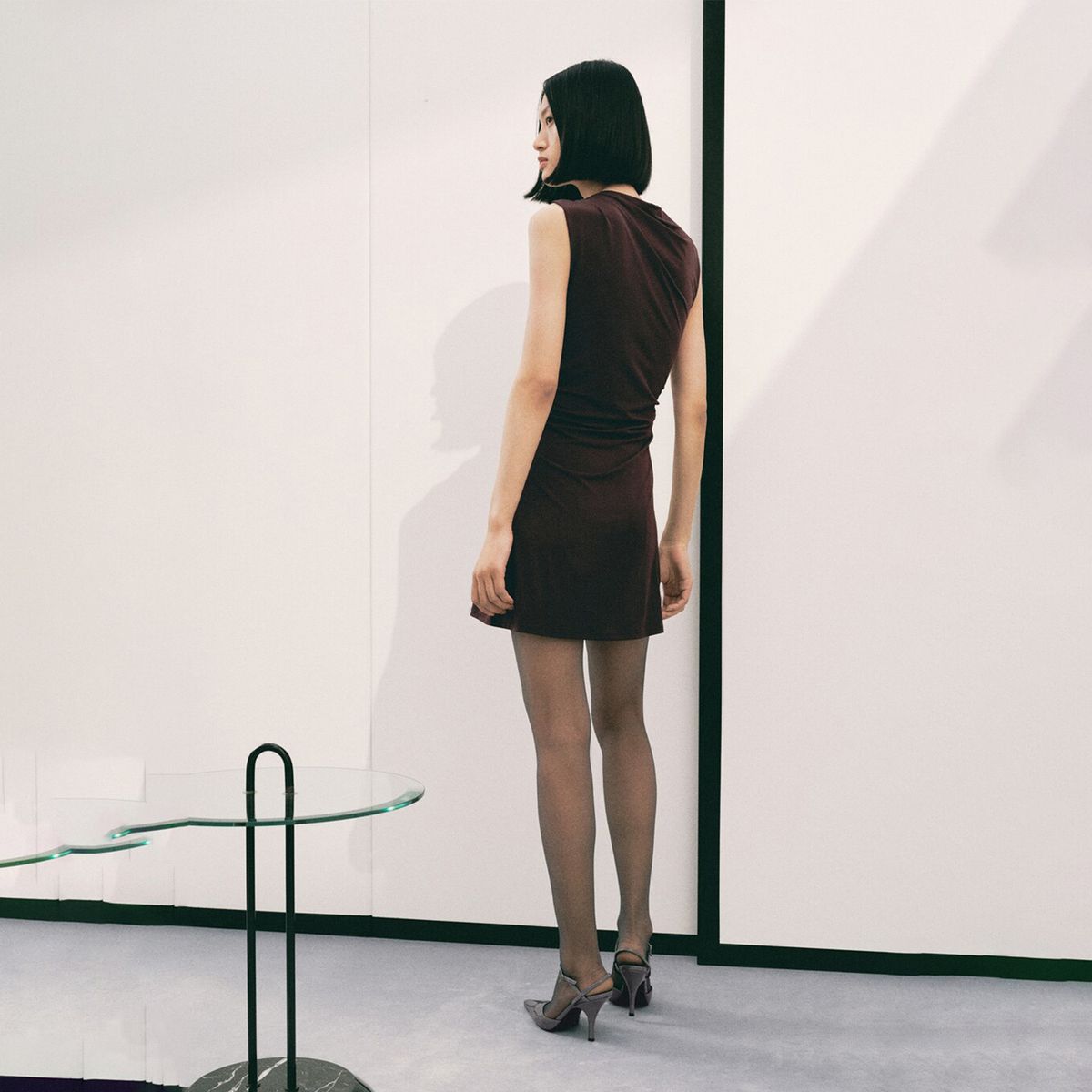 MANGO - Vestido Mujer Corto Casual Con aplique Mango