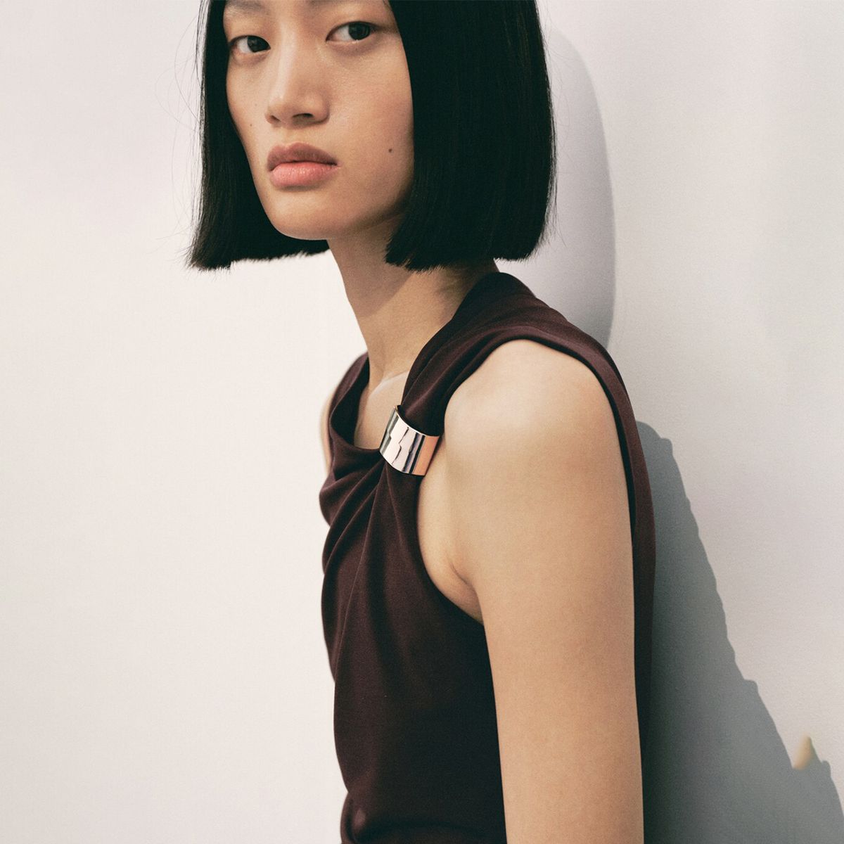 MANGO - Vestido Mujer Corto Casual Con aplique Mango