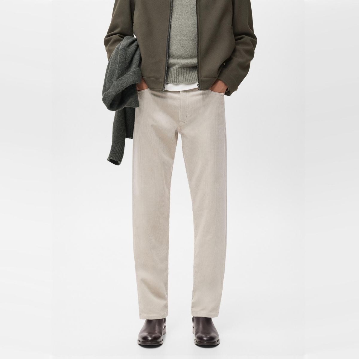 MANGO - Pantalón Chino Hombre Recto Mango