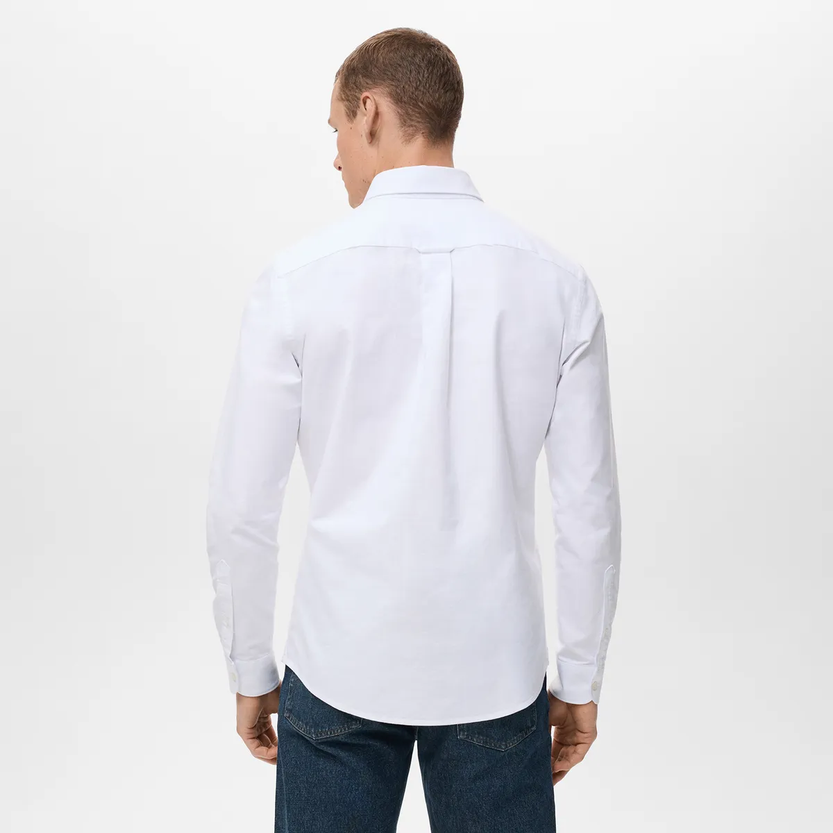 MANGO - Camisa Hombre Manga larga Mango