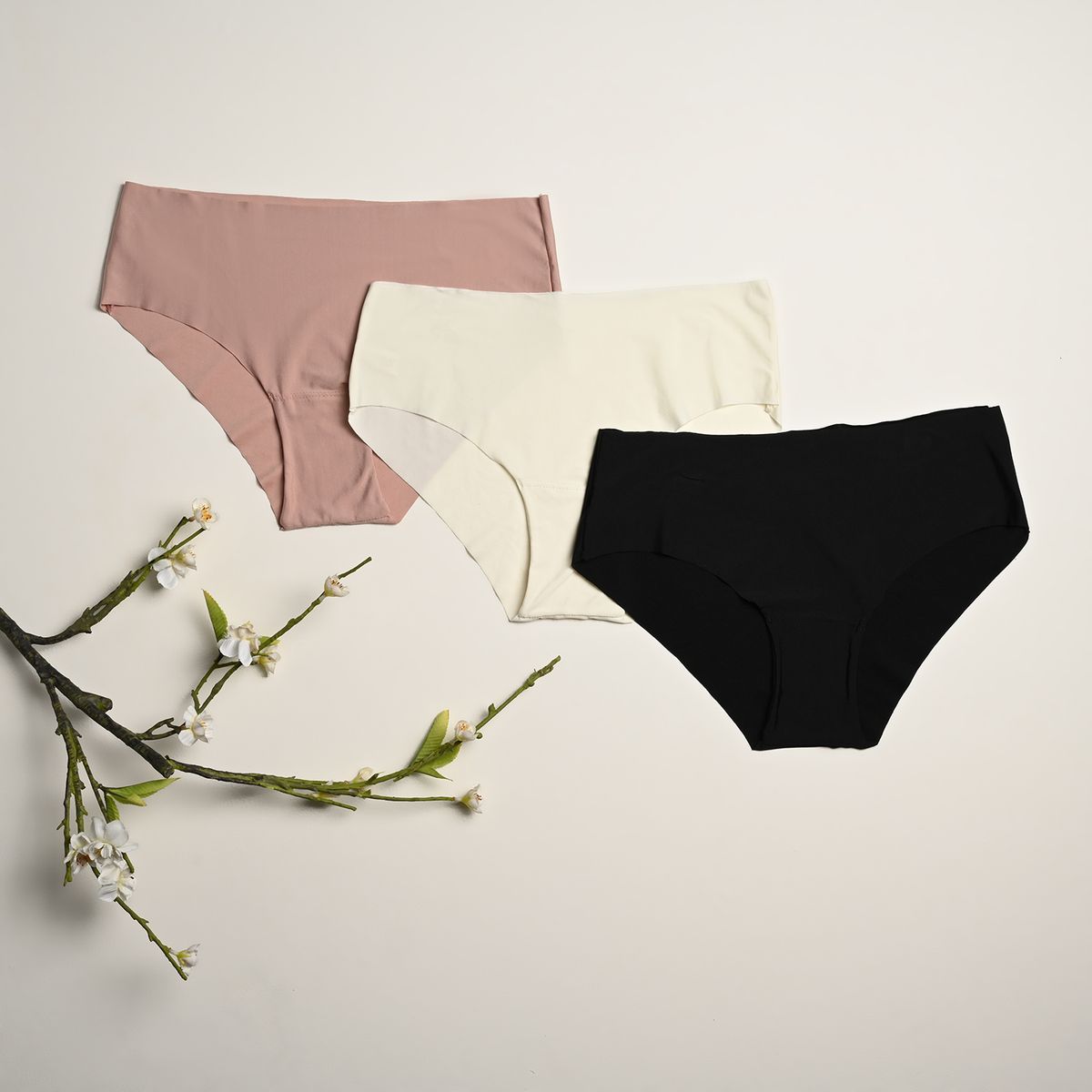 BLU - Pantis Pack de 3 para Mujer Blu