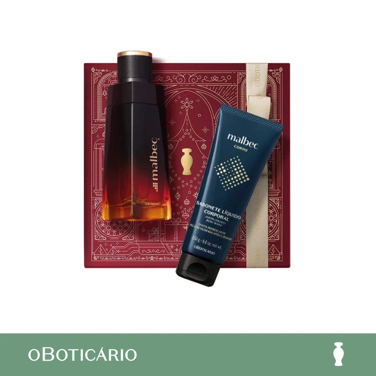 MALBEC - Set de Perfume Hombre Malbec O Boticario incluye X Eau de toilette 100 ml , Shower gel Malbec 250ml 