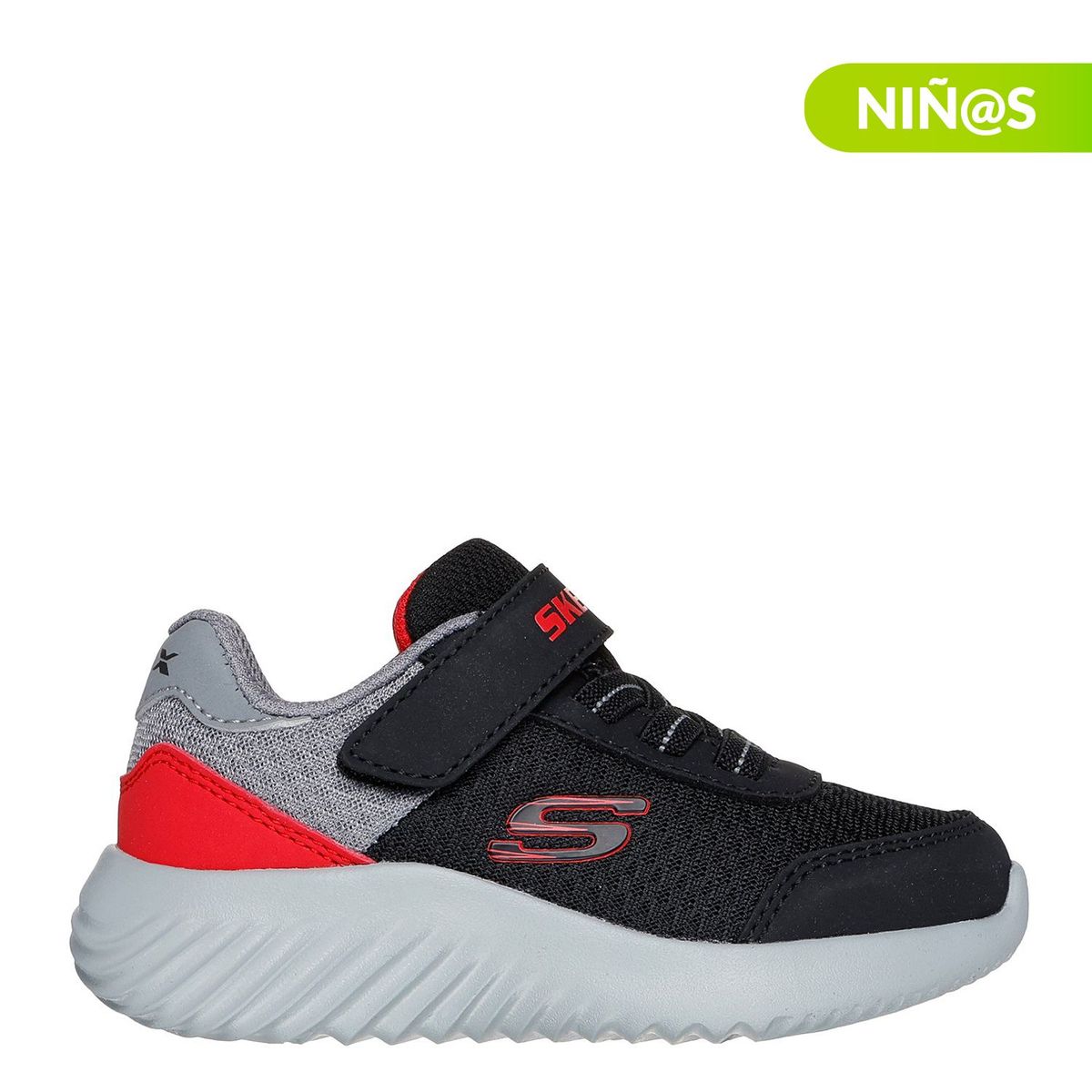 SKECHERS - Tenis moda Skechers Bounder Trezic para Niño con Velcro