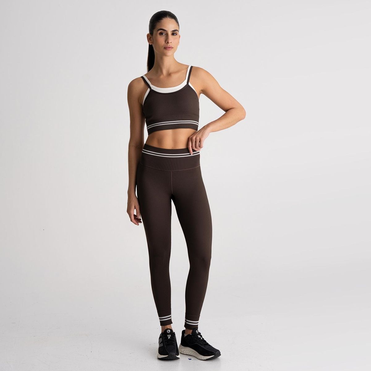 PUNTO BLANCO - Leggins Deportivo Training Acanalado Mujer Punto Blanco