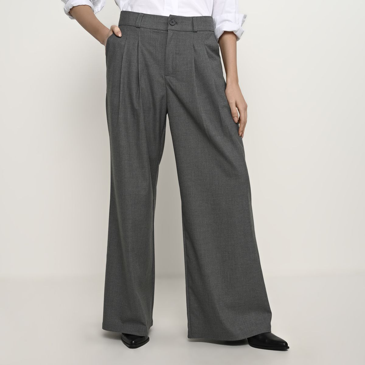 BASEMENT - Pantalón Recto Mujer Basement