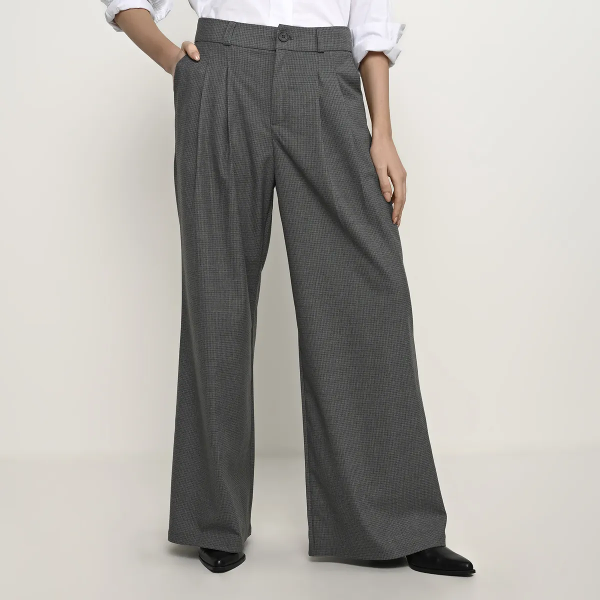 BASEMENT - Pantalón Recto Mujer Basement