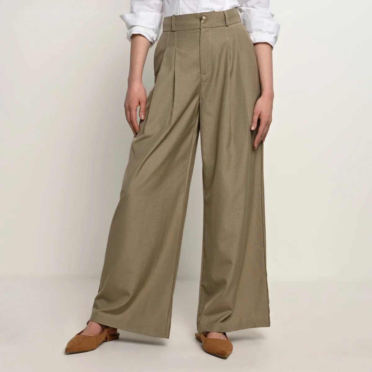 BASEMENT - Pantalón Recto Mujer Basement