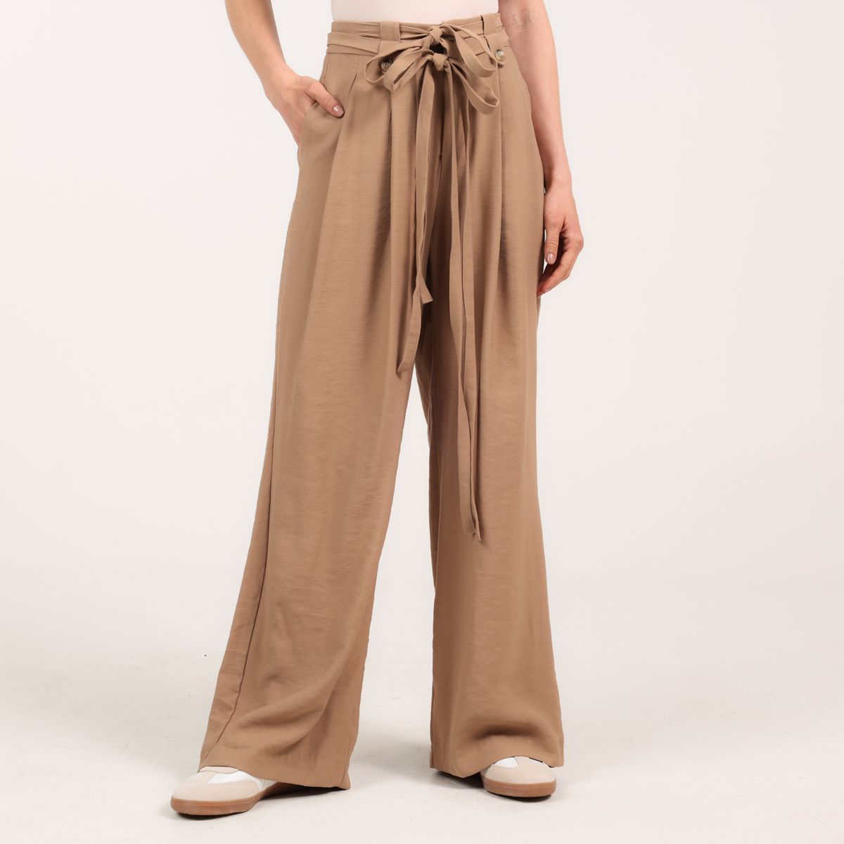 BASEMENT - Pantalón Recto Mujer Tiro alto Basement