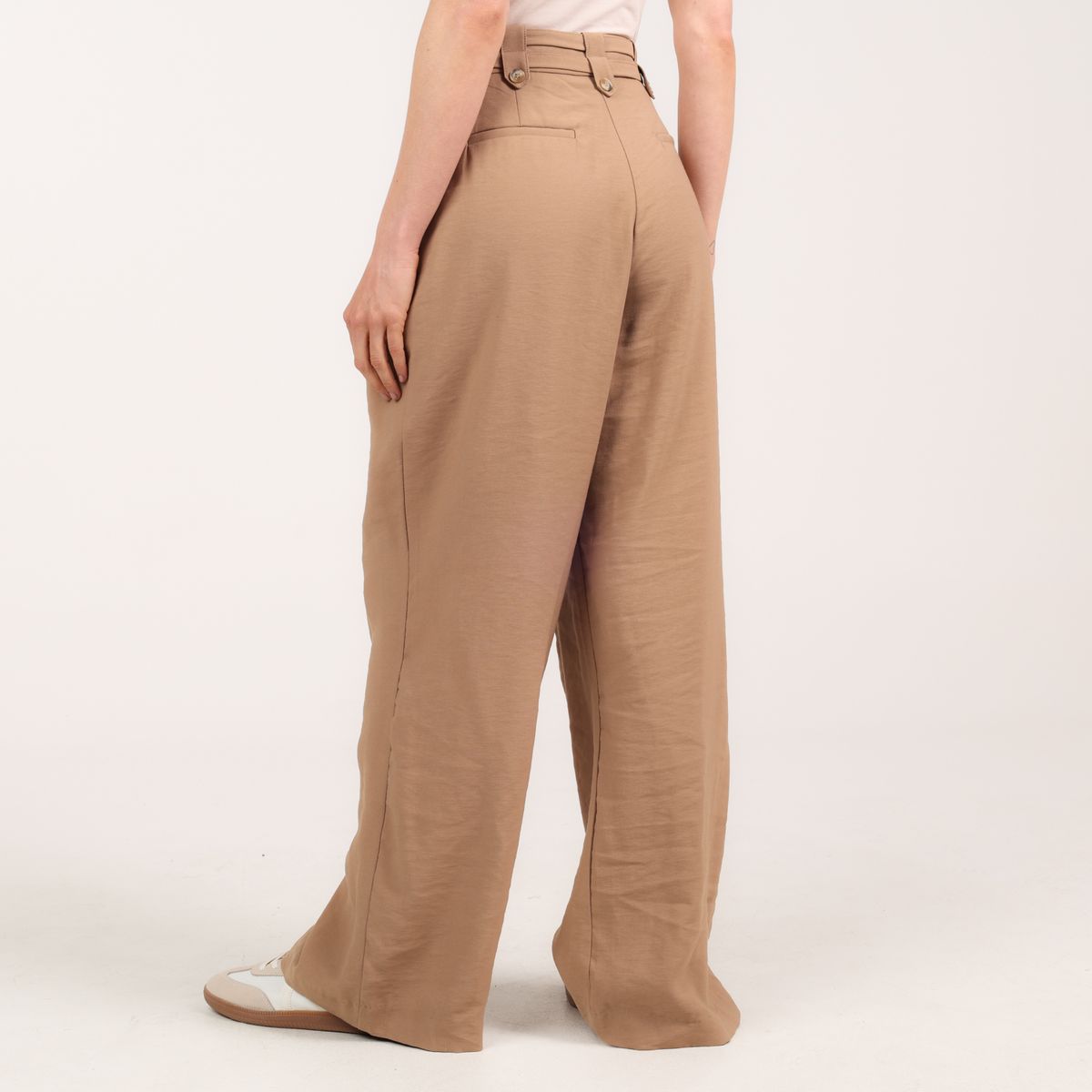 BASEMENT - Pantalón Recto Mujer Tiro alto Basement