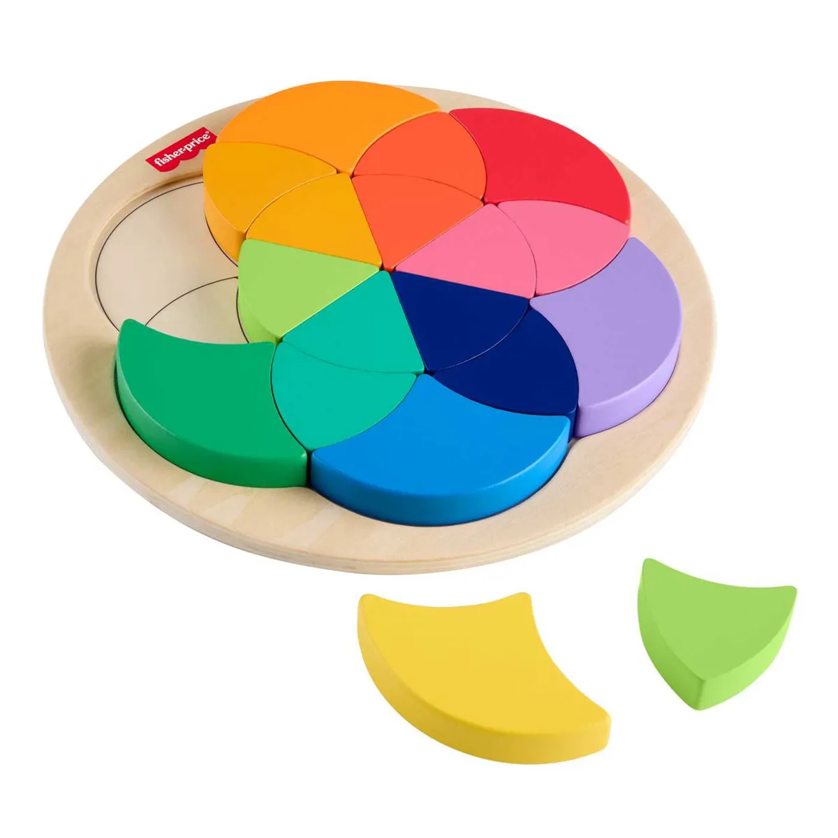 FISHER PRICE - Fisher-Price Rompecabezas Madera Educativo 18 Piezas 3 Años+