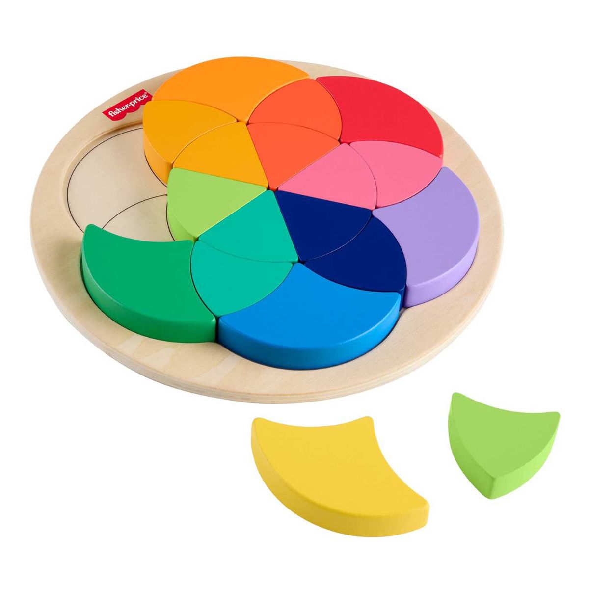 FISHER PRICE - Fisher-Price Rompecabezas Madera Educativo 18 Piezas 3 Años+
