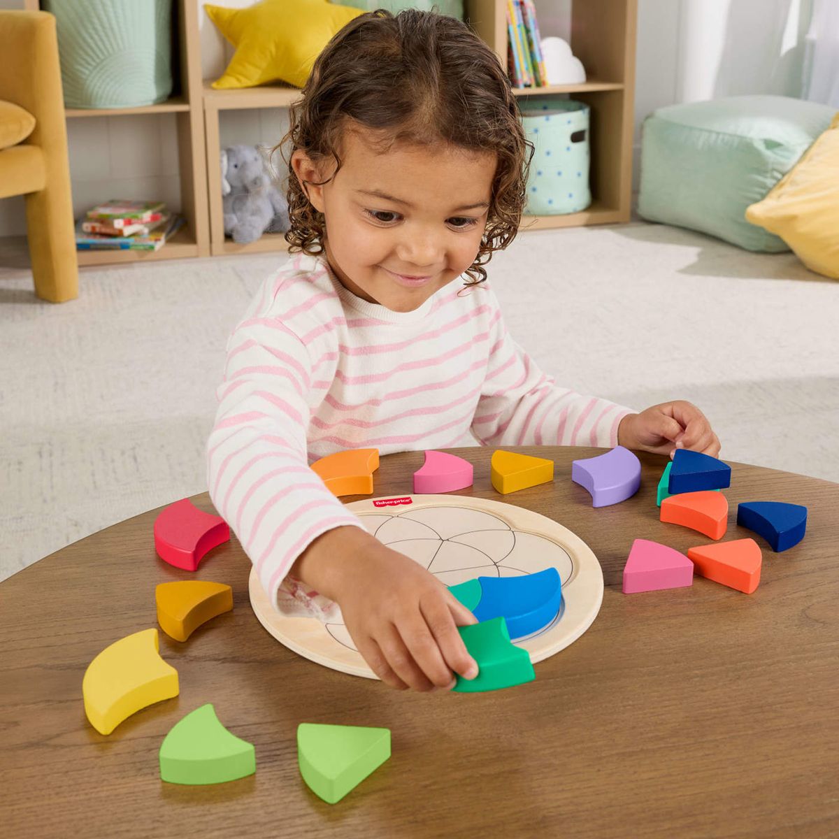FISHER PRICE - Fisher-Price Rompecabezas Madera Educativo 18 Piezas 3 Años+