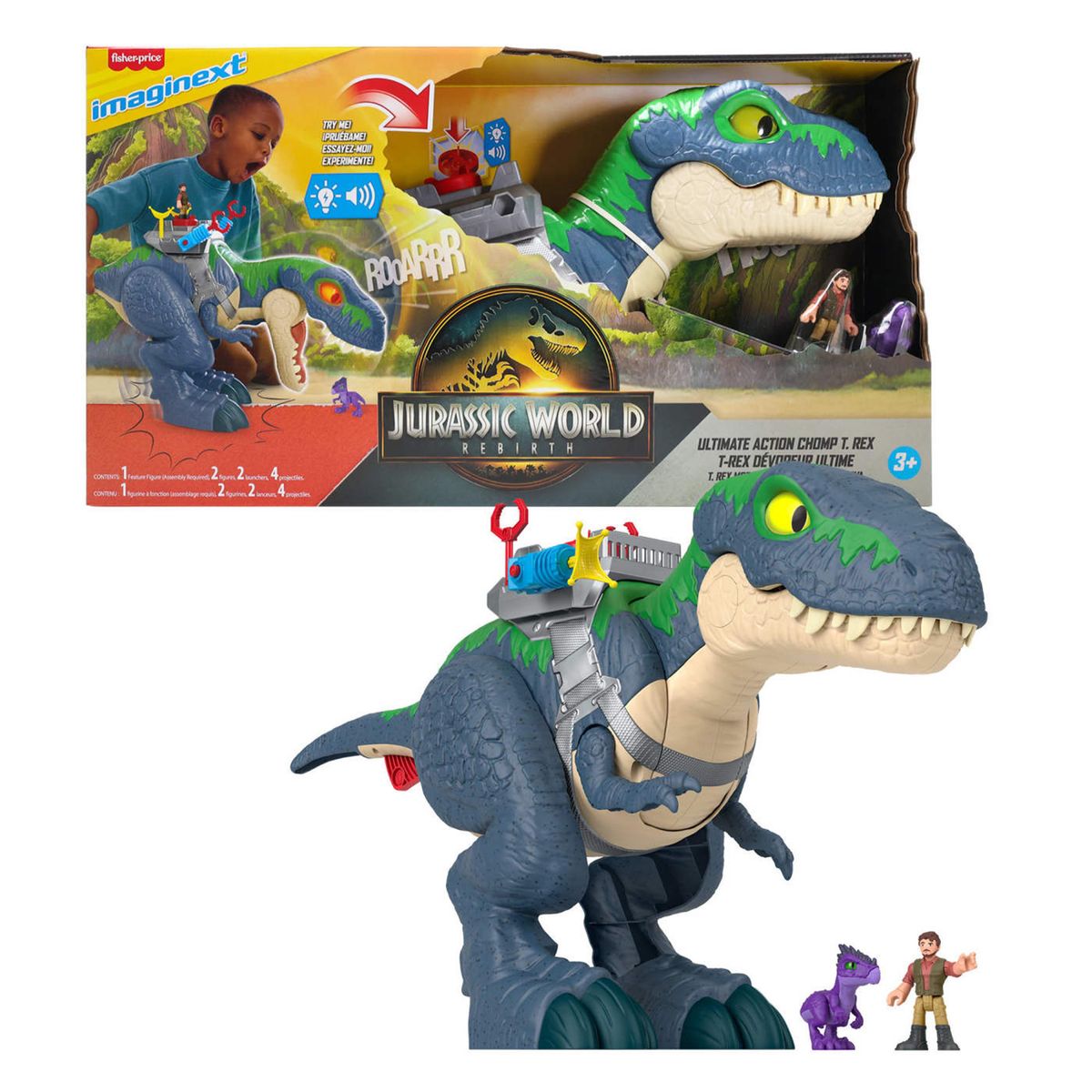 IMAGINEXT - Imaginext Jurassic World T. Rex Luces Sonidos Fisher-Price