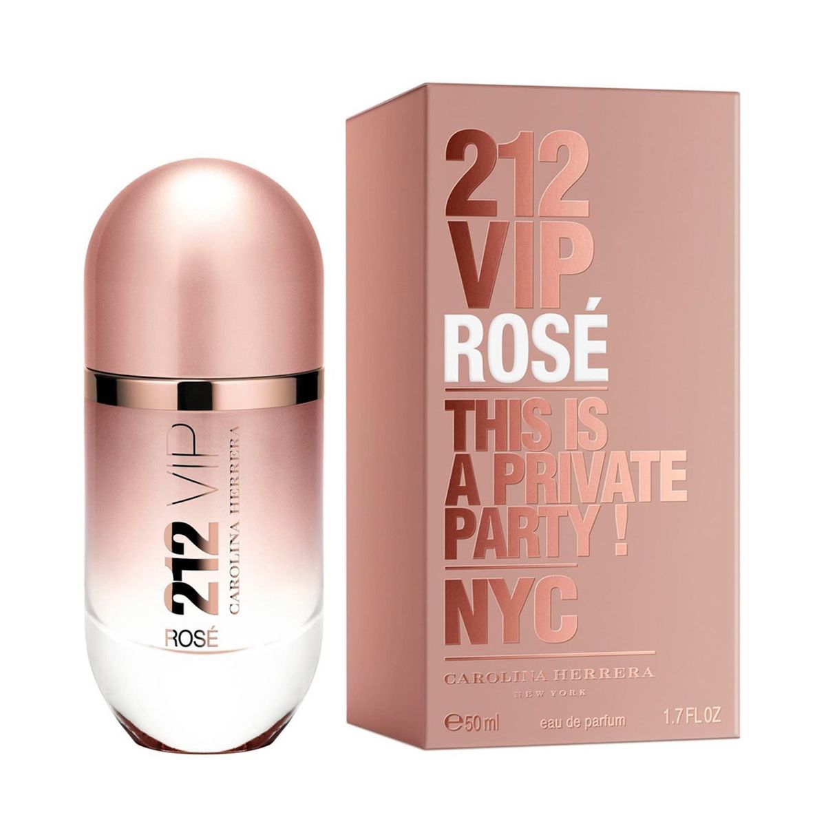 CAROLINA HERRERA - Perfume Carolina Herrera 212 Vip Rosé Mujer 50 ml Eau de parfum 