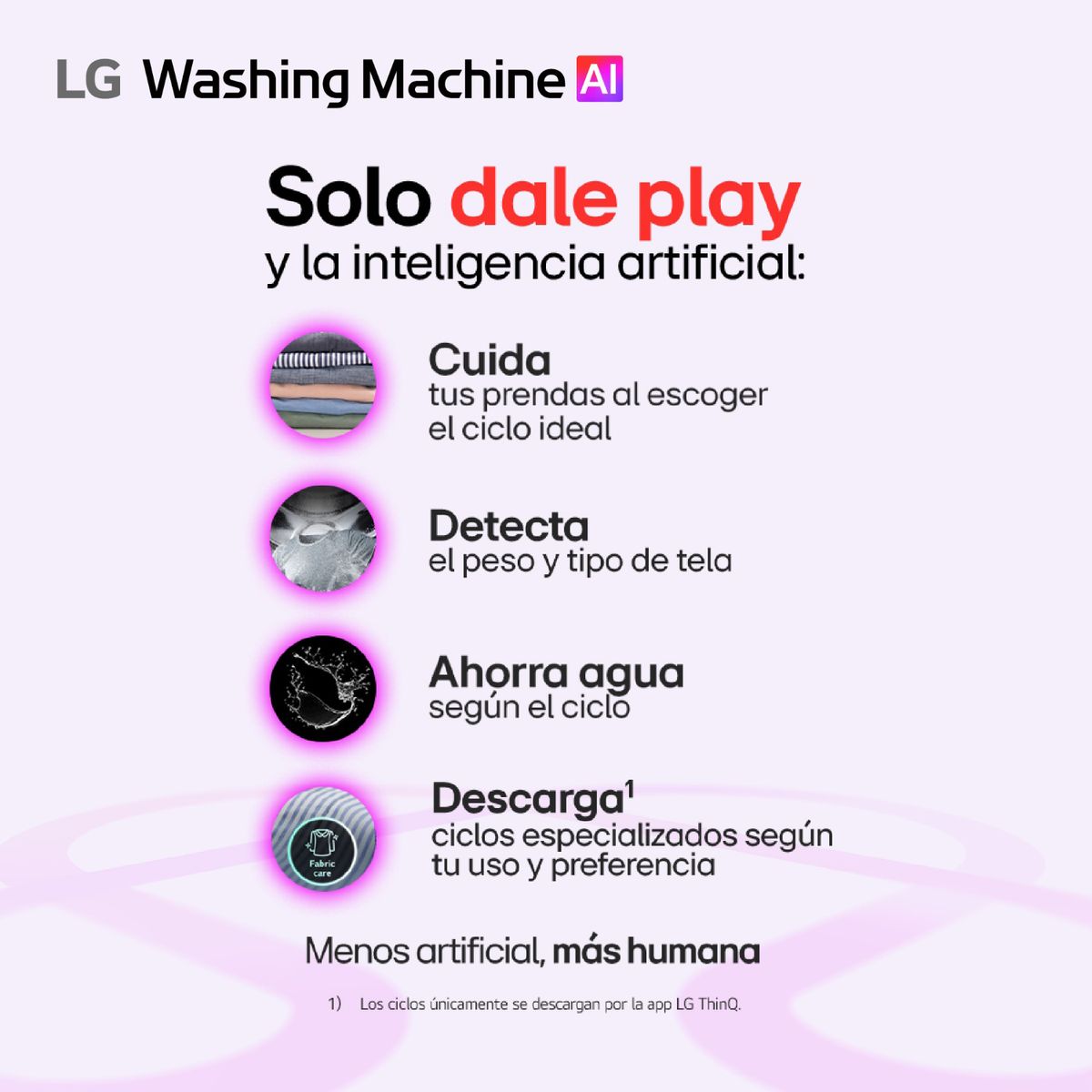 LG - Lavadora LG Carga Superior 23 Kg WT23NBTX6 | con Inteligencia Artificial