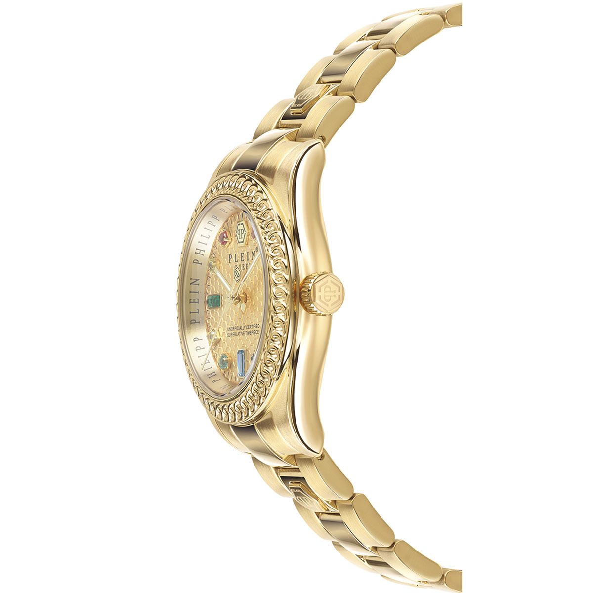 PHILIPP PLEIN - Reloj Philipp Plein Mujer Queen. Reloj Acero Inoxidable Dorado PWDAA0721