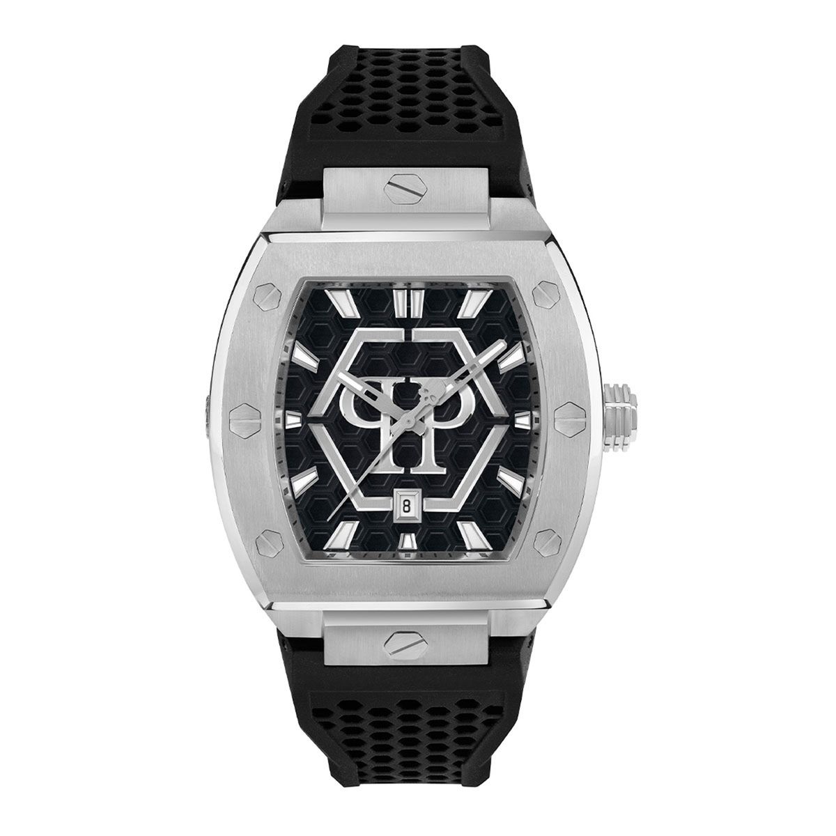 PHILIPP PLEIN - Reloj Philipp Plein Hombre The Hexagon Phantom. Reloj Silicona Negro PWPUA0524