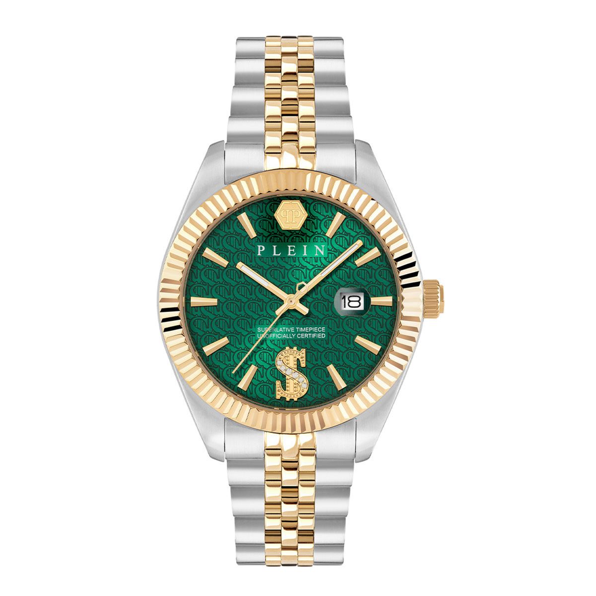 PHILIPP PLEIN - Reloj Philipp Plein Hombre Date Superlative. Reloj Acero Inoxidable Plateado PWMFA0825