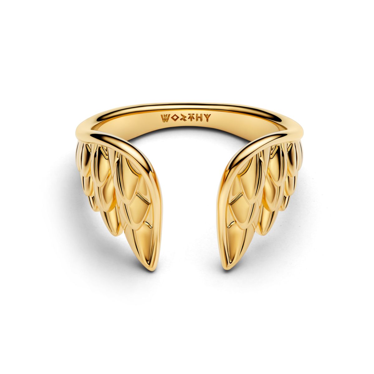 PANDORA - Anillo abierto alas de thor Recubrimiento en oro 14k