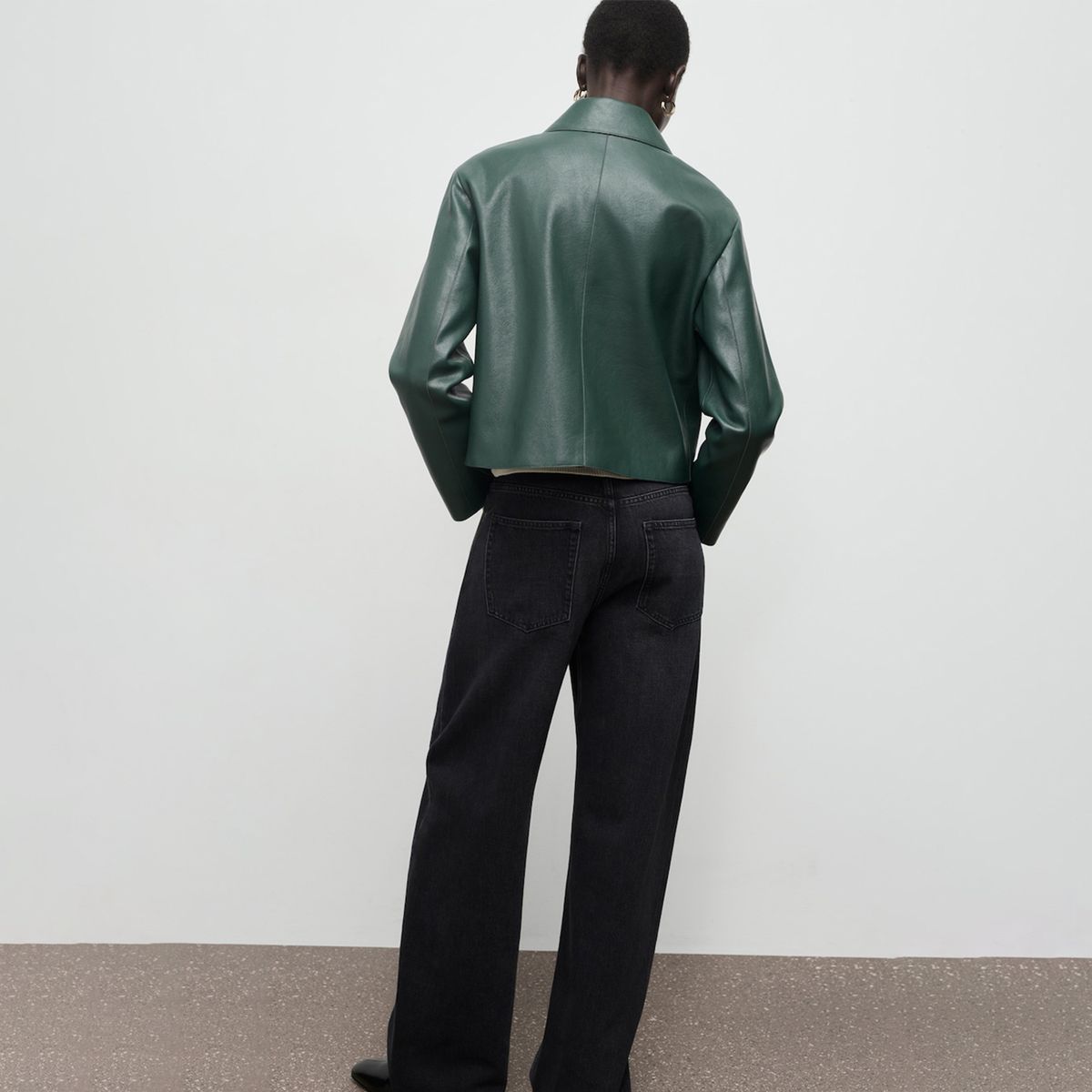 MANGO - Chaqueta Efecto cuero Mujer Efecto cuero MANGO