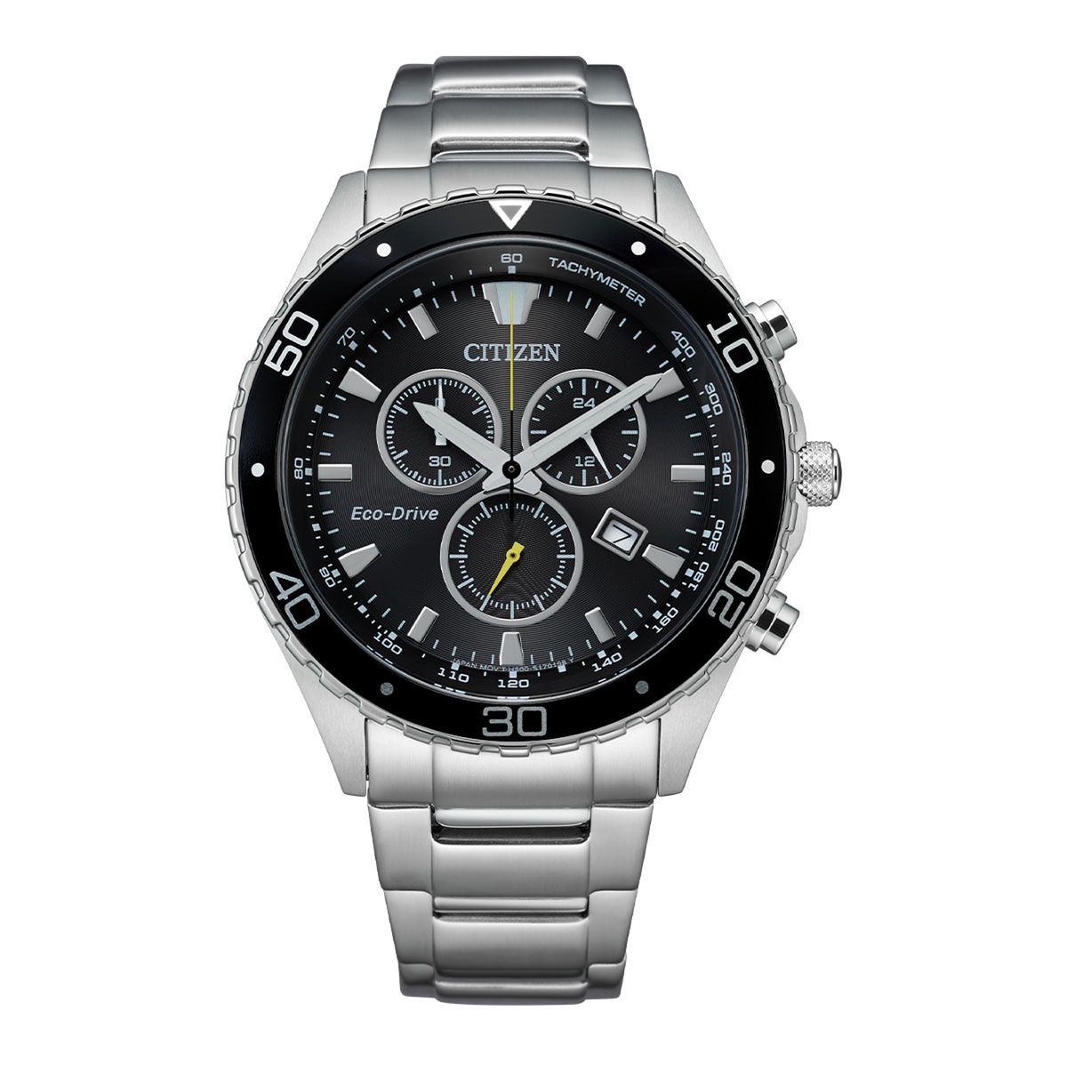 CITIZEN - Reloj Citizen Hombre Weekender. Reloj Acero Inoxidable Plateado AT2387-52E