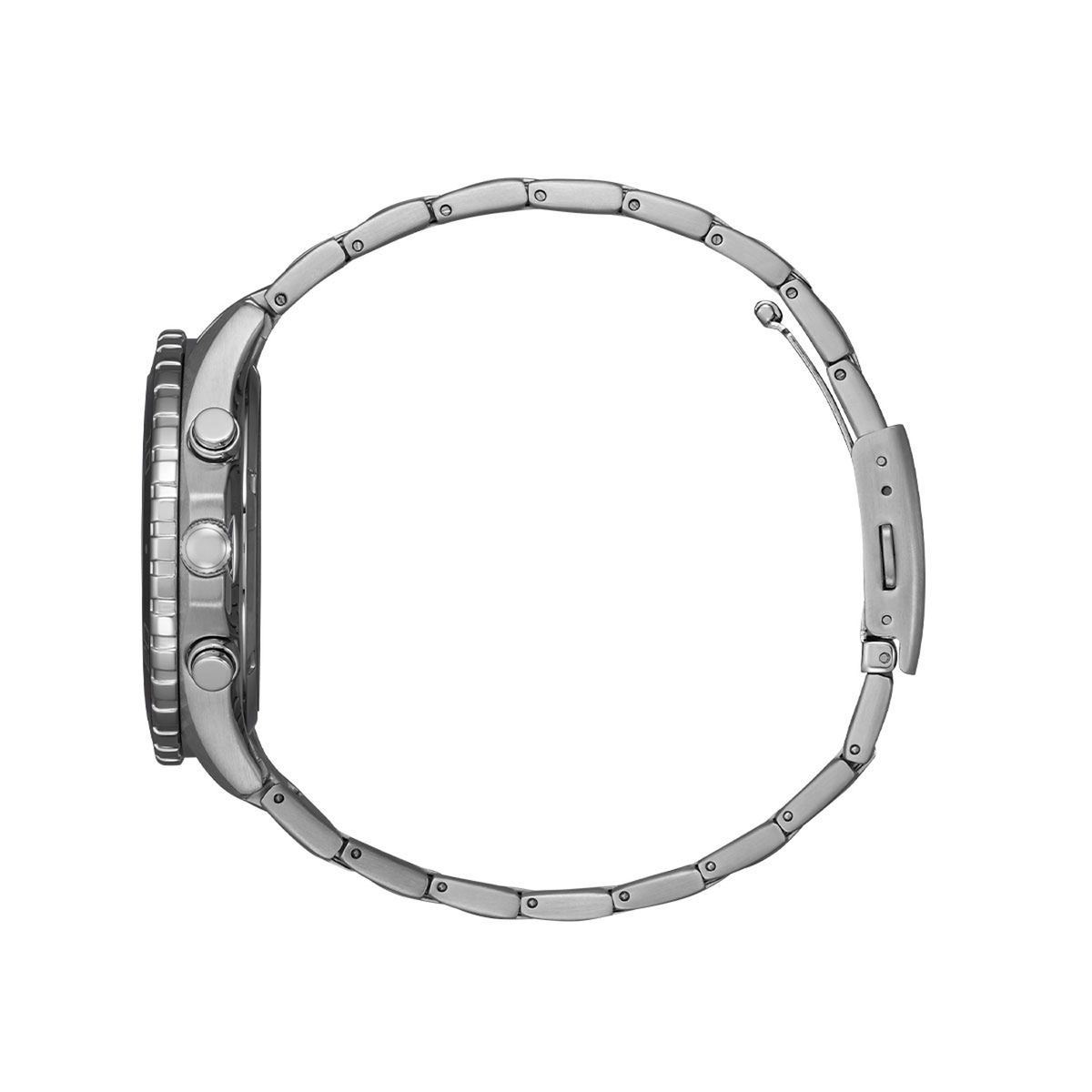 CITIZEN - Reloj Citizen Hombre Weekender. Reloj Acero Inoxidable Plateado AT2387-52E