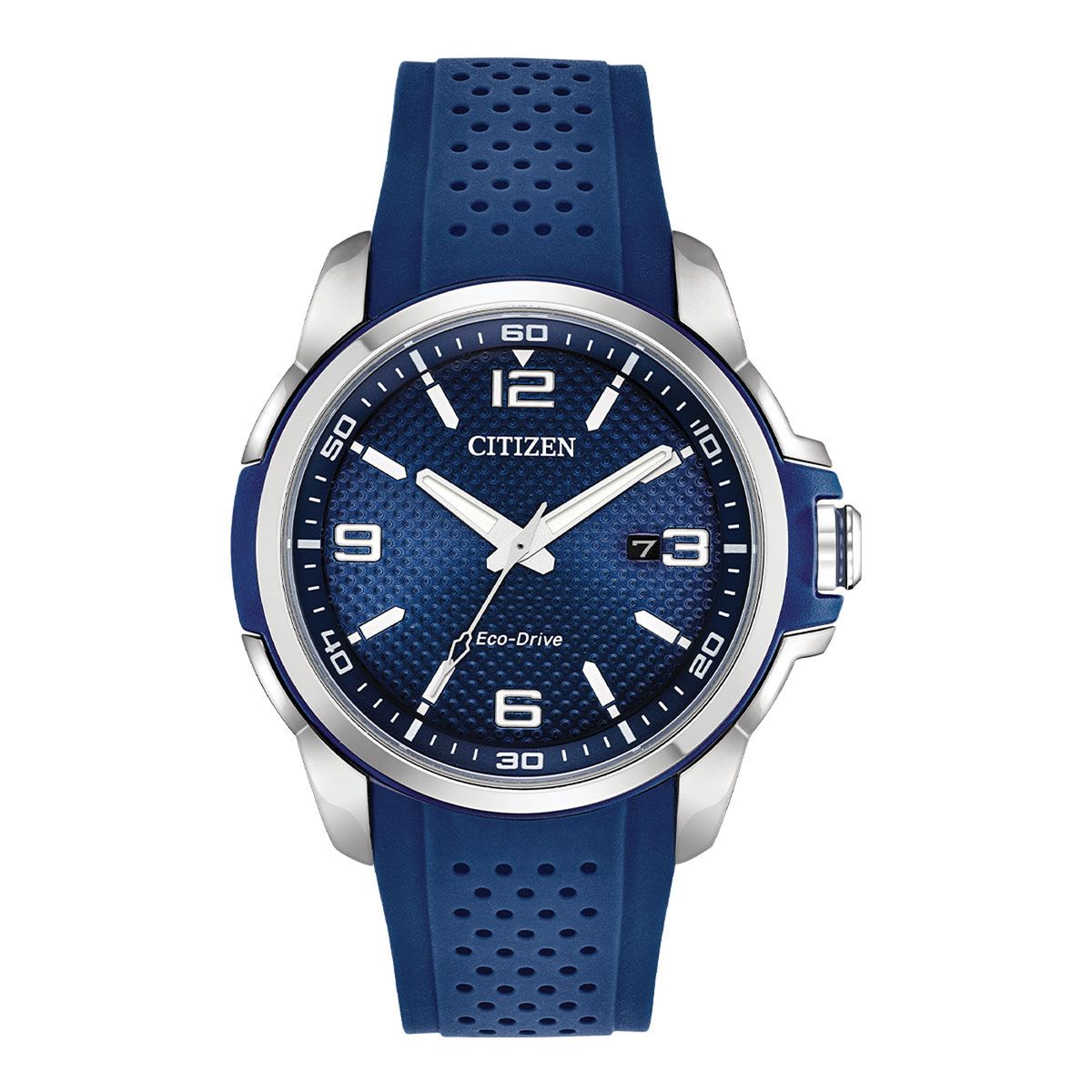 CITIZEN - Reloj Citizen Hombre Sport Casual. Reloj Poliuretano Azul AW1158-05L