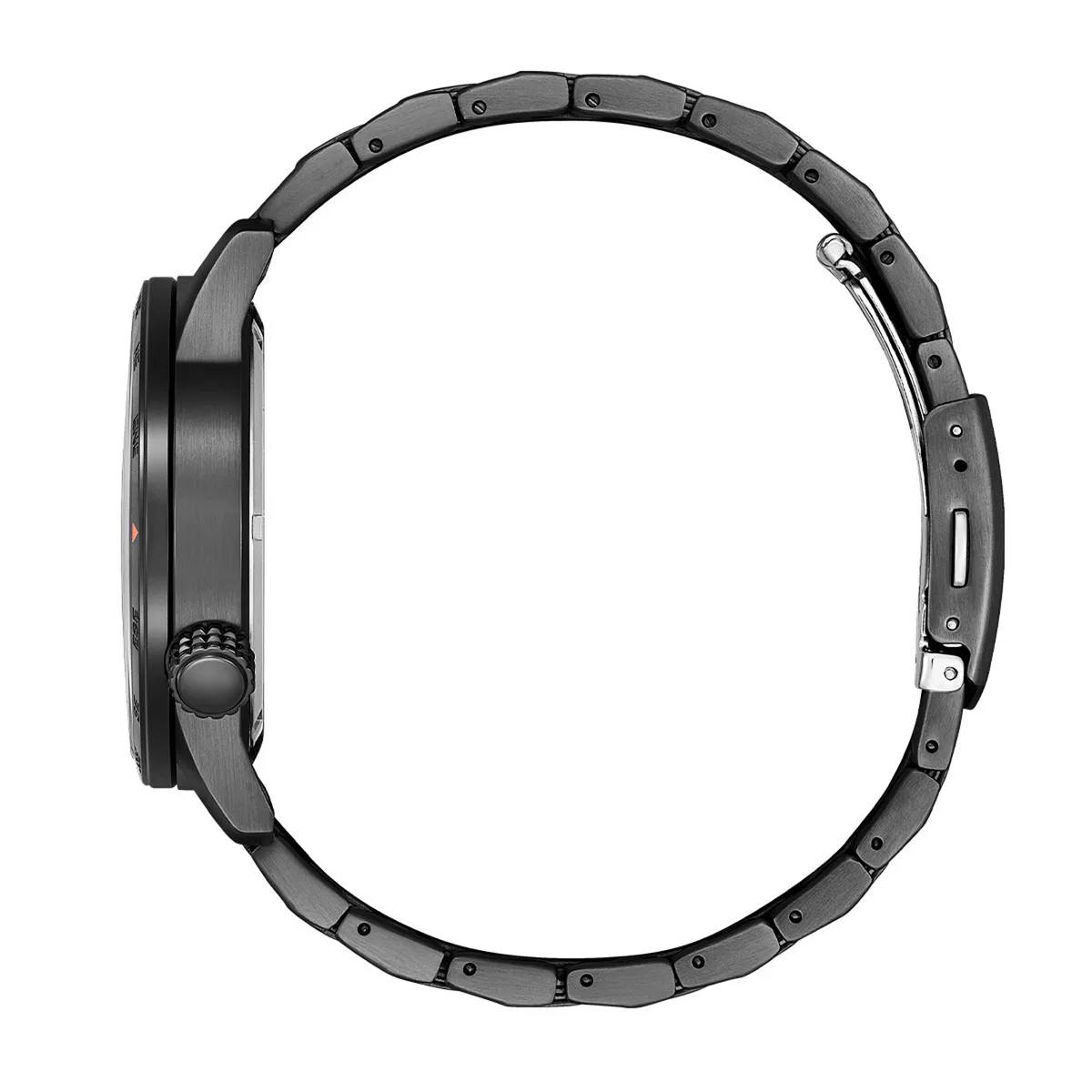 CITIZEN - Reloj Citizen Hombre Weekender. Reloj Acero Inoxidable Negro BM7555-59E