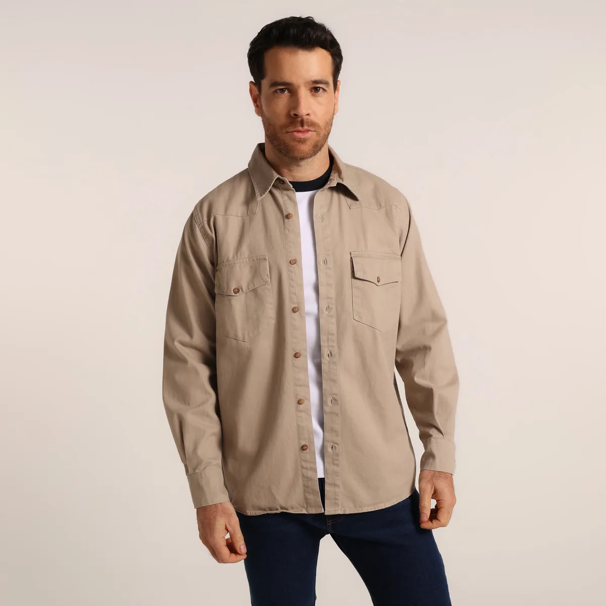 BASEMENT - Sobrecamisa Hombre Basement
